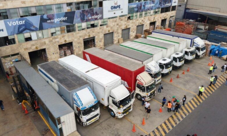 ONPE inició traslado del material electoral de sufragio para las ODPE del interior del país