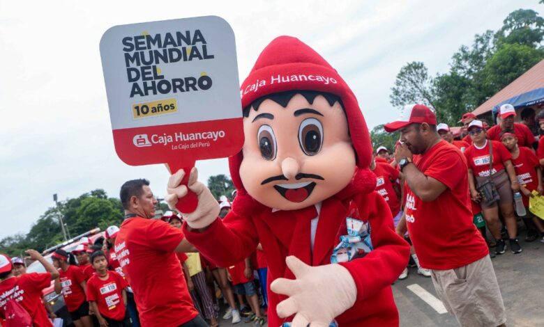 Caja Huancayo impulsa la Cultura del Ahorro e Inclusión Financiera con mini maratón por la Semana Mundial del Ahorro en el Datém del Marañon