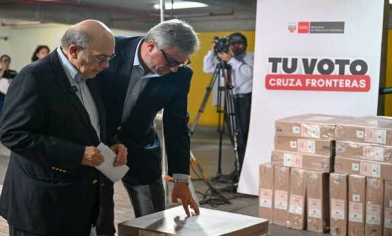 Cancillería cumple con plazos establecidos en distribución de material electoral en el exterior para comicios del 12 de abril