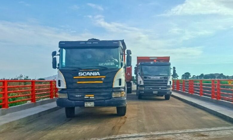 Lambayeque: Reparación del puente Tumán registra avance significativo