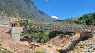 MTC culmina instalación de puentes en Cajamarca y La Libertad en beneficio de más de 10 mil personas