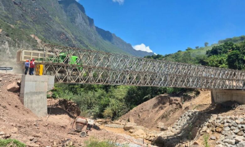 MTC culmina instalación de puentes en Cajamarca y La Libertad en beneficio de más de 10 mil personas