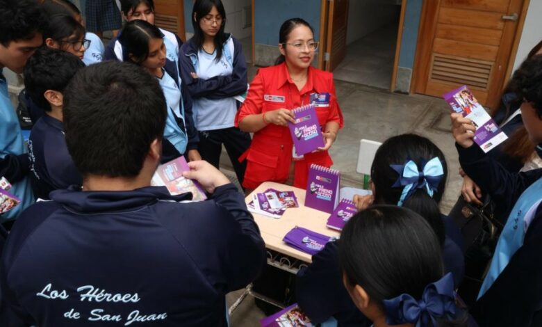 MTC orienta a escolares de San Juan de Miraflores para prevenir el acoso en el transporte público
