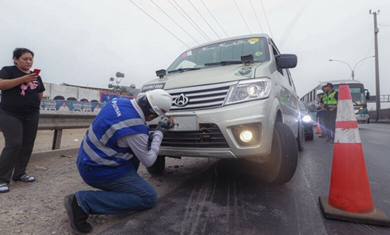 MTC: Vehículos no autorizados fueron intervenidos en la Panamericana Norte durante operativo de Sutran