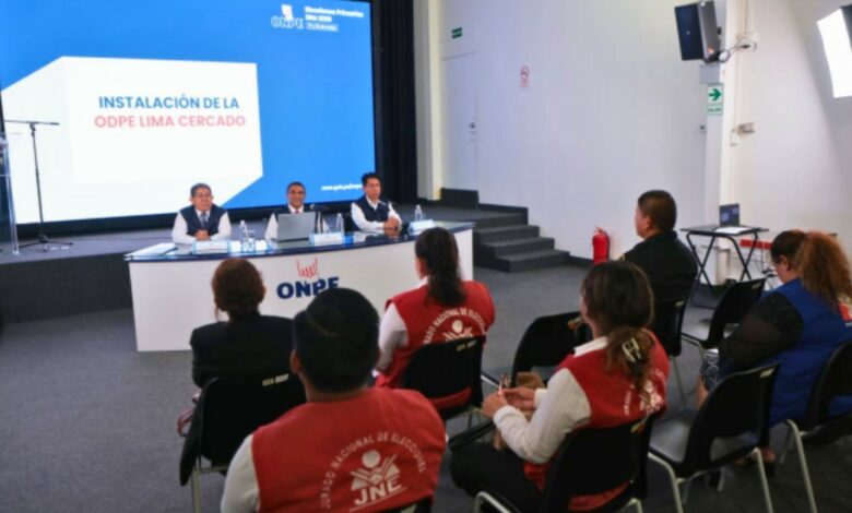 ONPE instala 26 oficinas descentralizadas para Elecciones Primarias