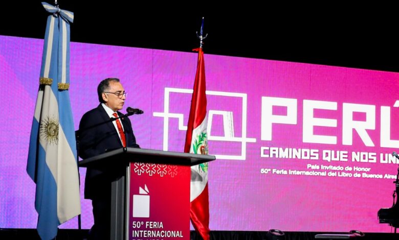 Perú inaugura pabellón como primer país invitado de honor en la FIL Buenos Aires 2026