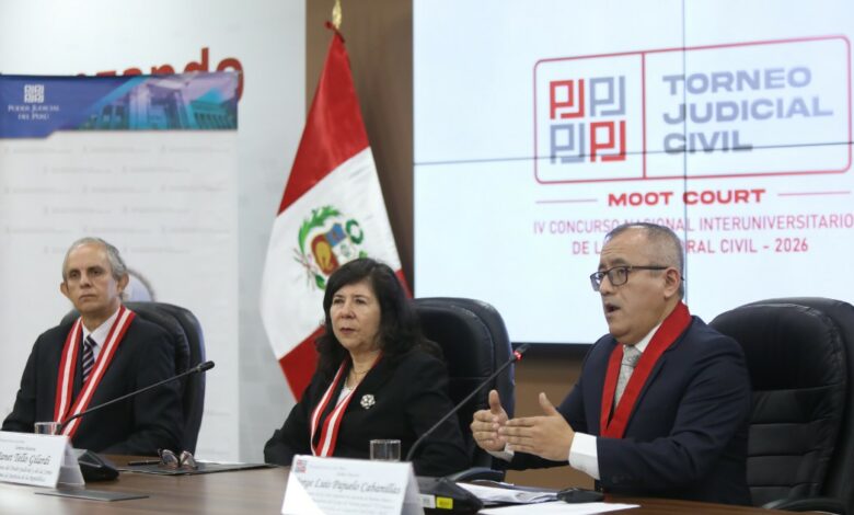 Poder Judicial lanza de manera oficial IV Concurso Nacional Interuniversitario sobre litigación oral civil