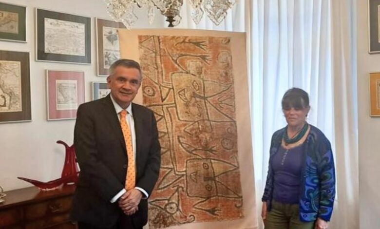 Textil prehispánico peruano es recuperado en Suiza