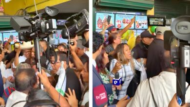 Visita de Roberto Sánchez a mercado de San Juan de Miraflores termina entre tensión y protestas de comerciantes