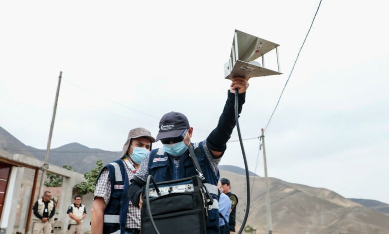 INPE realizó operativo de barrido electrónico en los alrededores de los penales Ancón I y II para detectar antenas ilegales