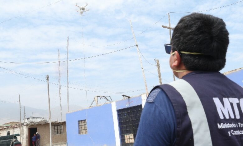 MTC desmonta cinco estaciones ilegales de telecomunicaciones en las inmediaciones del penal de Huaral