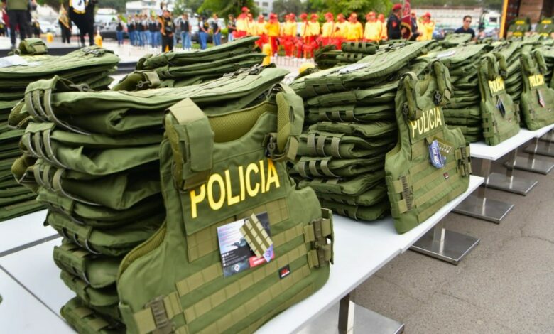 PNP fortalece su capacidad operativa con más de 3 mil chalecos antibalas para combatir la criminalidad