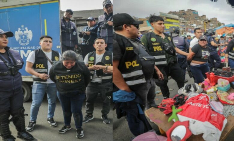 capturan extorsionadores Lima